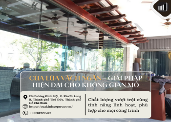 Cửa lùa vách ngăn – Giải pháp hiện đại cho không gian mở