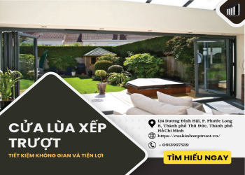 Cửa lùa xếp trượt – Tiết kiệm không gian và tiện lợi