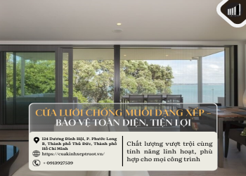 Cửa lưới chống muỗi dạng xếp – Bảo vệ toàn diện, tiện lợi