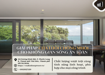 Giải pháp cửa lưới chống muỗi cho không gian sống an toàn