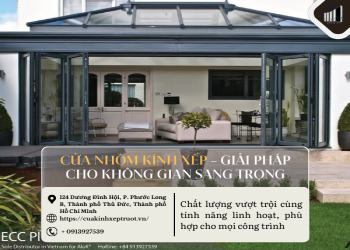 Cửa nhôm kính xếp – Giải pháp cho không gian sang trọng