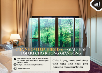 Cửa nhôm lùa hiện đại – Giải pháp tối ưu cho không gian sống