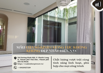 Mẫu cửa sổ kính cường lực không khung đẹp nhất hiện nay