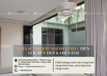 Cửa sổ trượt nhôm kính – Tiện lợi, bền đẹp & hiện đại