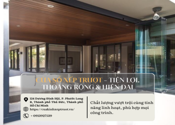 Cửa sổ xếp trượt – Tiện lợi, thoáng rộng & hiện đại