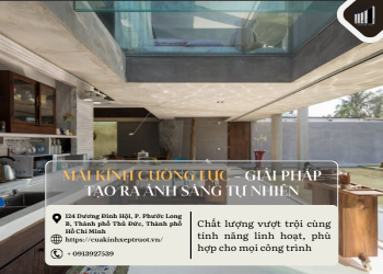 Mái kính cường lực – Giải pháp tạo ra ánh sáng tự nhiên