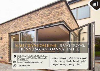 Mẫu cửa nhôm xếp trượt - Giải pháp hiện đại cho không gian