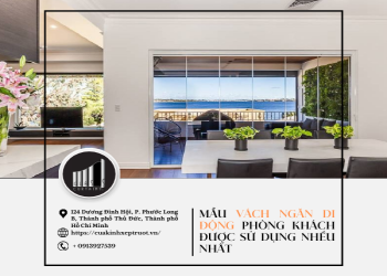 Mẫu vách ngăn di động phòng khách được sử dụng nhều nhất