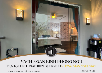 Vách ngăn kính phòng ngủ - Giải pháp hoàn hảo cho không gian