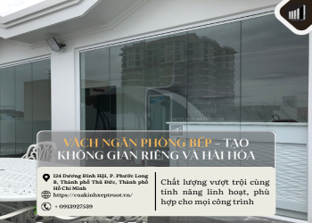 Vách ngăn phòng bếp – Tạo không gian riêng và hài hòa