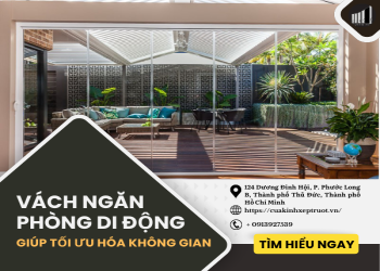 Vách ngăn phòng di động – Giải pháp tối ưu cho không gian