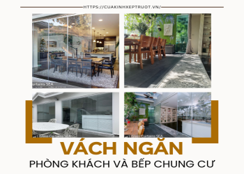 Giải pháp hiệu quả vách ngăn phòng khách và bếp chung cư đẹp