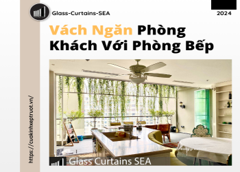 Vách ngăn phòng khách với phòng bếp: Giải pháp đẹp, tiện lợi