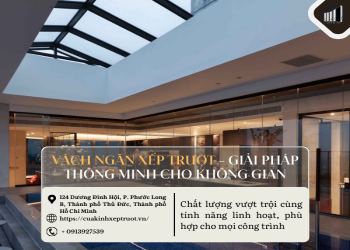 Vách ngăn xếp trượt - Giải pháp thông minh cho không gian