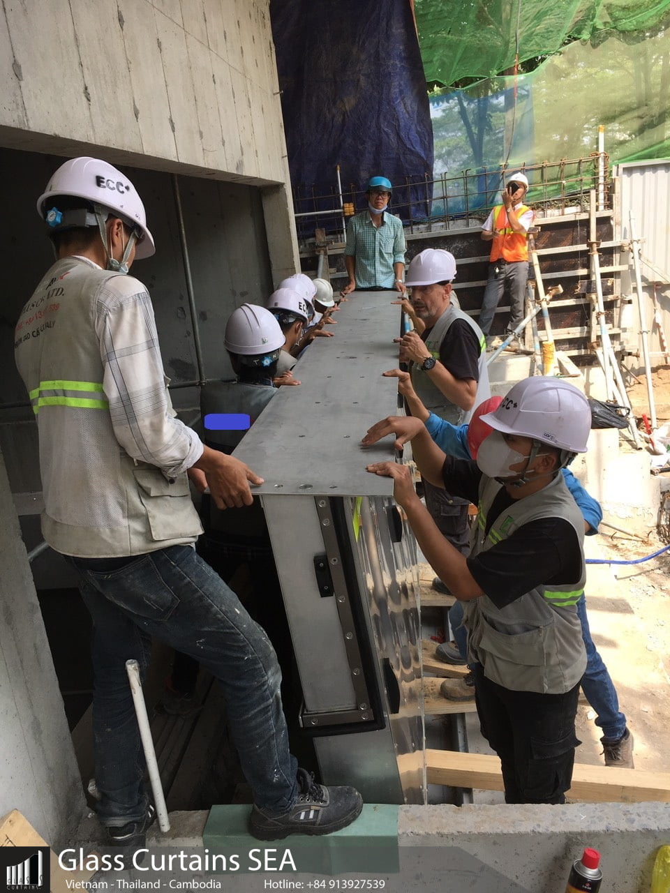 Biệt thự Quận 11 Glass curtain