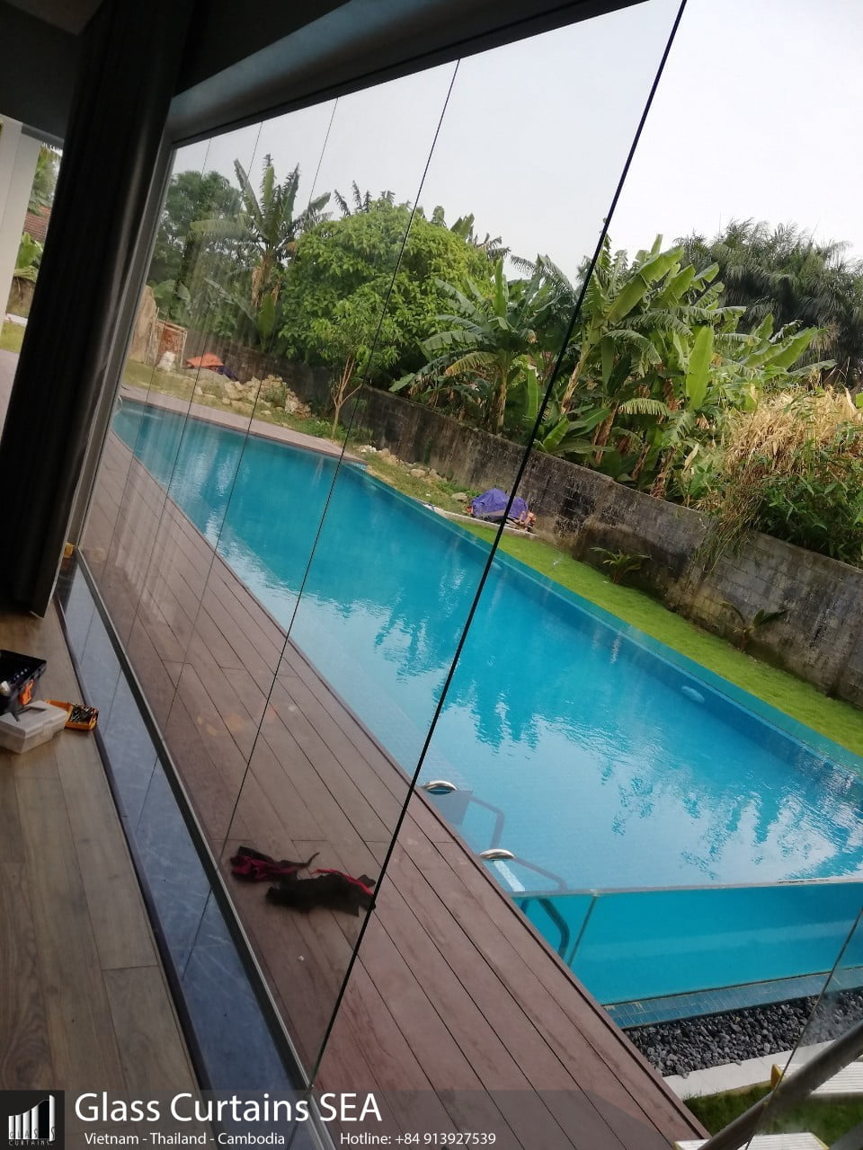 thi công cửa kính cho biệt thự Quảng Ngãi