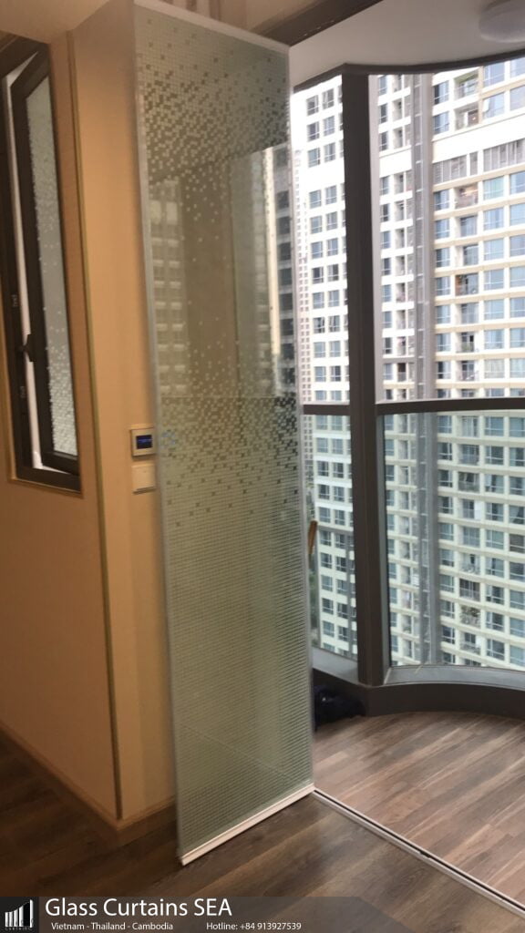 Glass Curtain Sea thi công hệ thống cửa kính xếp trượt cho căn hộ LANDMARK 81 TP HCM