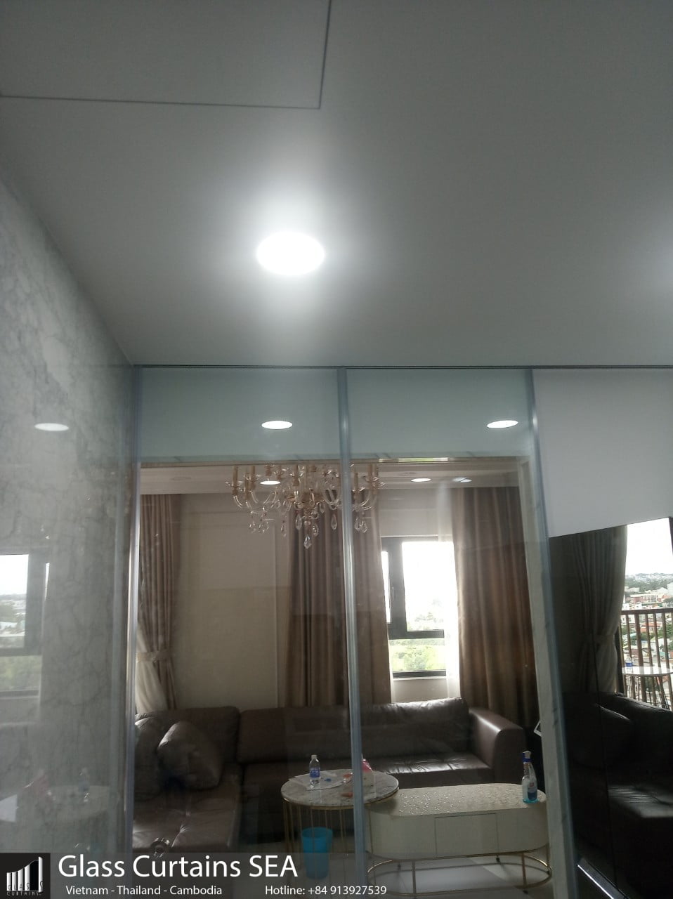 cửa kính lùa không khung glasscurtain tư vấn