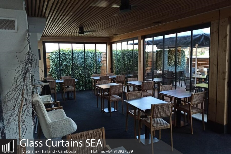 Glass Curtain SEA chuyên thi công cửa kính xếp trượt Duo™ System cho các công trình cao cấp.
