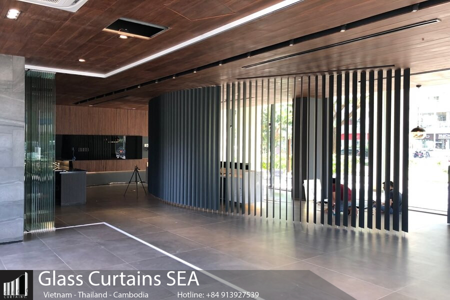Glass Curtain Sea cung cấp vách kính lùa di động cho LETSWIN OFFICE Q7 3