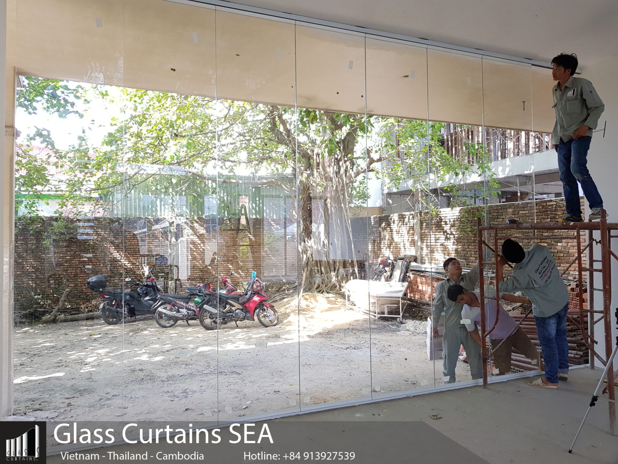biệt thự Thủ Đức thi công bởi glass curtain sea đẹp