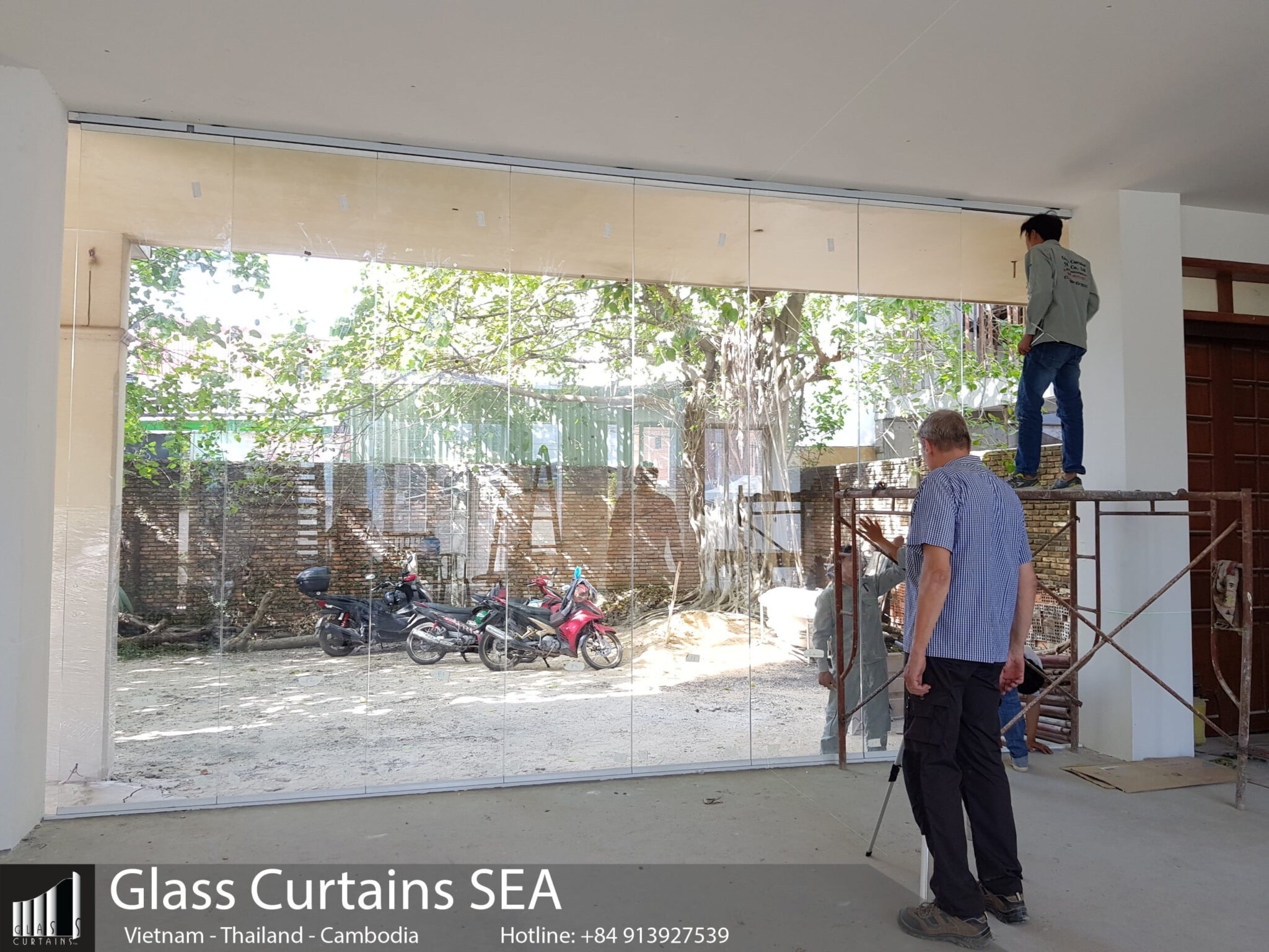 biệt thự Thủ Đức thi công bởi glass curtain seaa