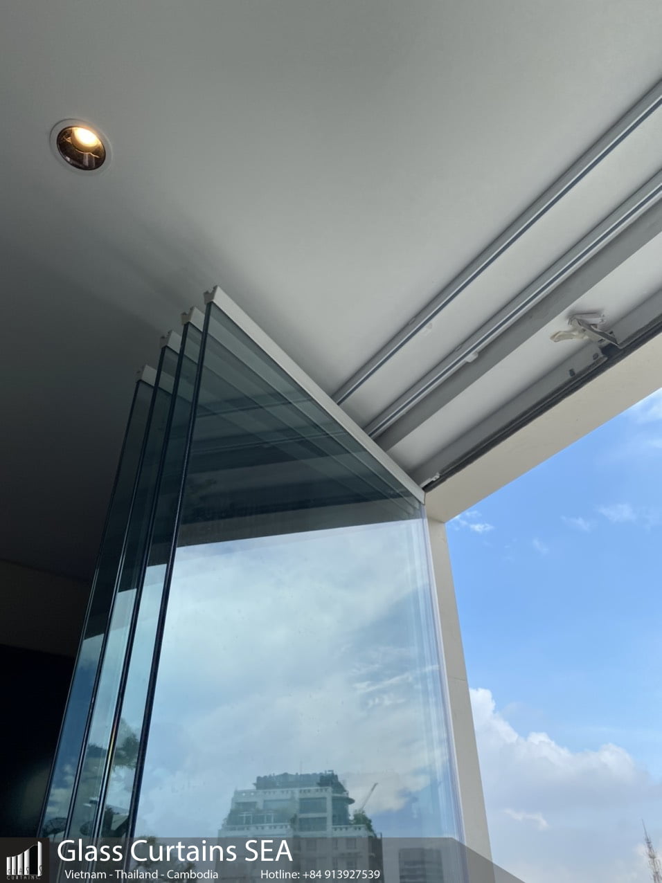 Glass Curtain Sea thi công cửa kính tại Penthouse Q Hoàn Kiếm 2
