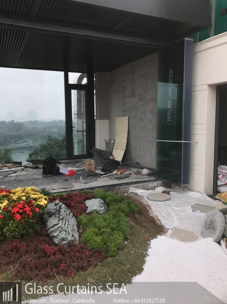 Glass Curtain Sea thi công cửa kính tại Penthouse Q Hoàn Kiếm 999