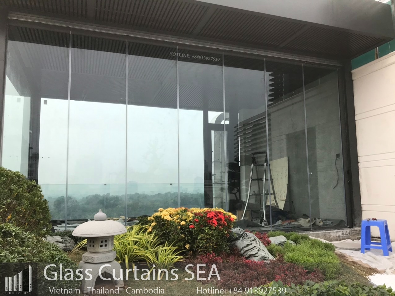 Glass Curtain Sea thi công cửa kính tại Penthouse Q Hoàn Kiếm 10
