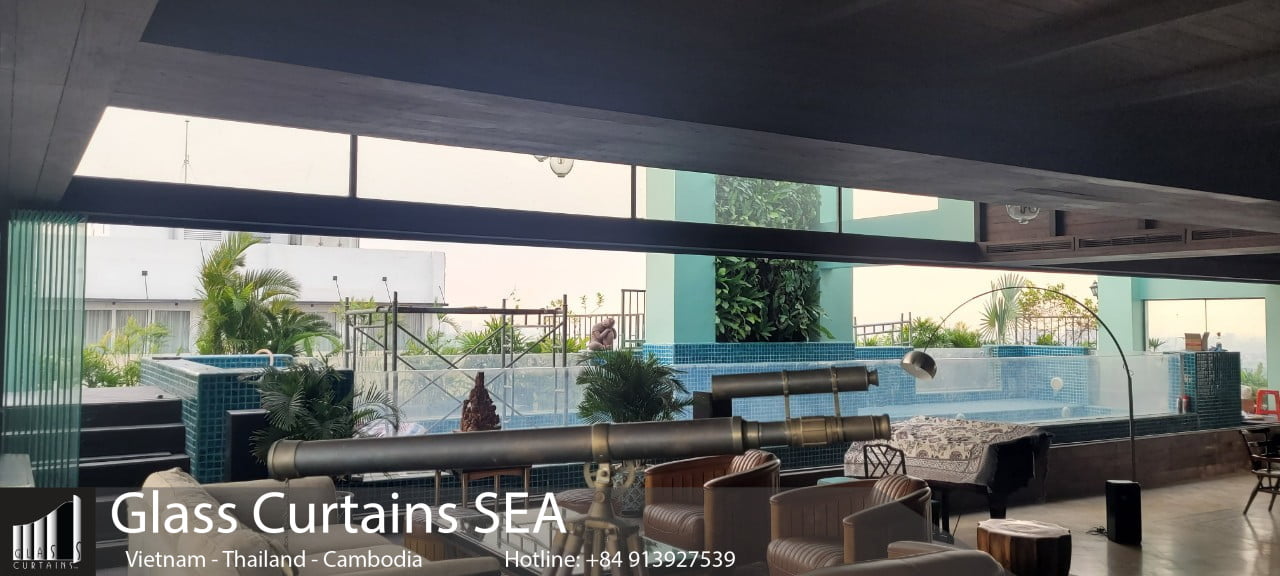 Penthouse Tropic Garden Glass curtain sea 8