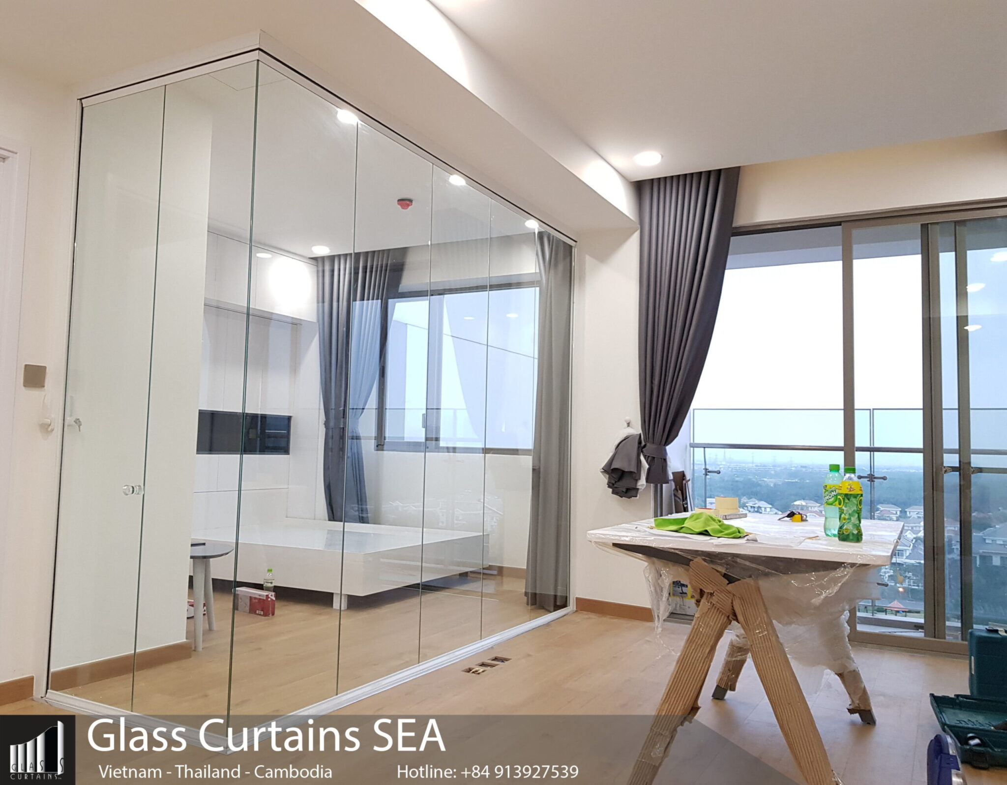 tư vấn Cửa kính xếp trượt tại quận 7