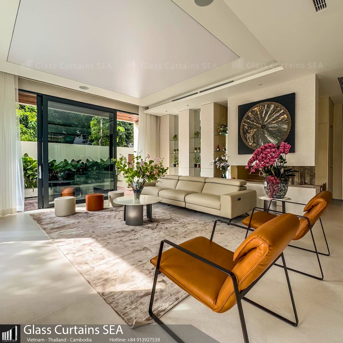 Thi công cửa nhôm kính cao cấp tại Glass Curtains SEA 7