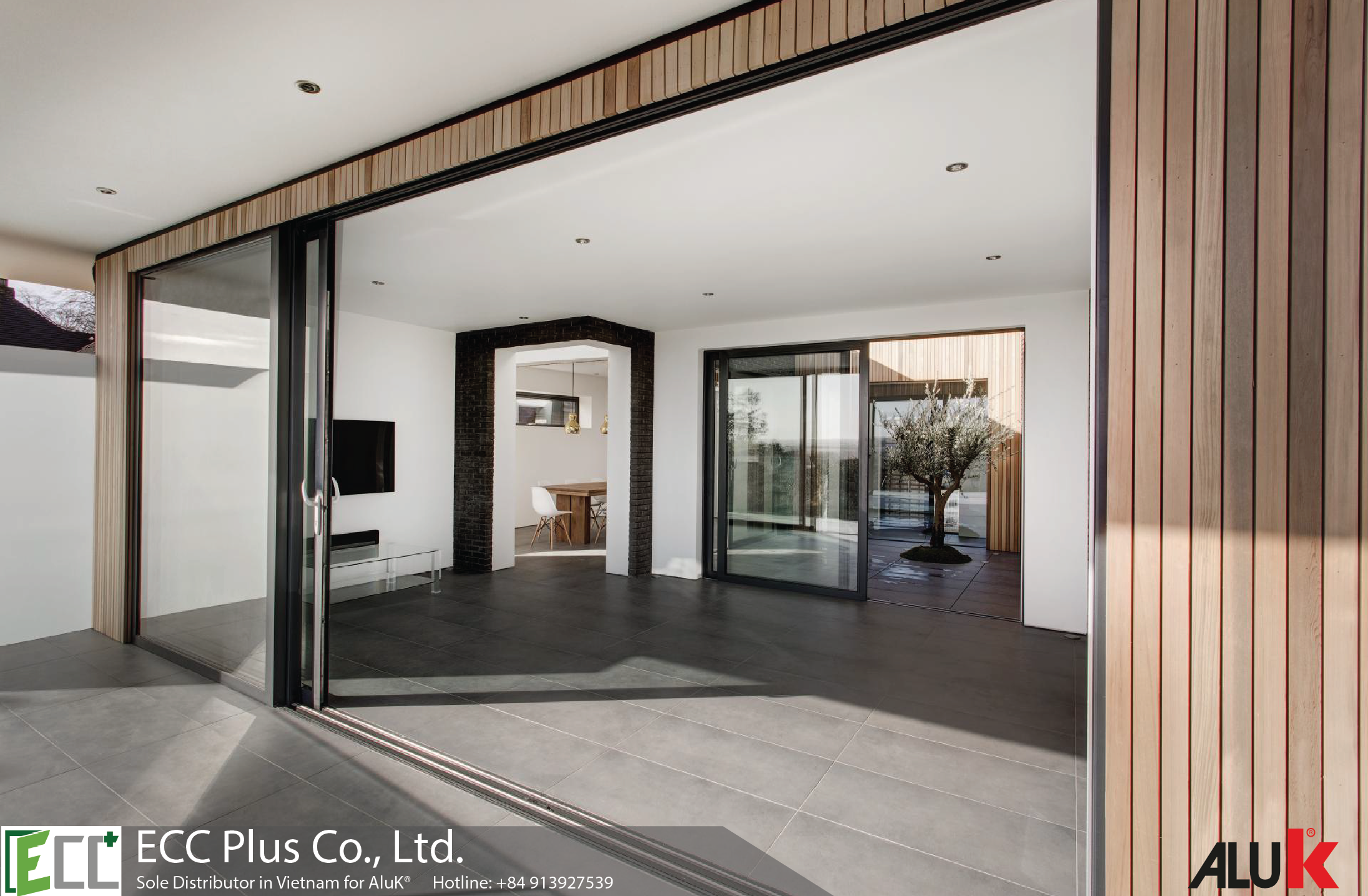 Thi công cửa nhôm lùa tại Glass Curtains SEA