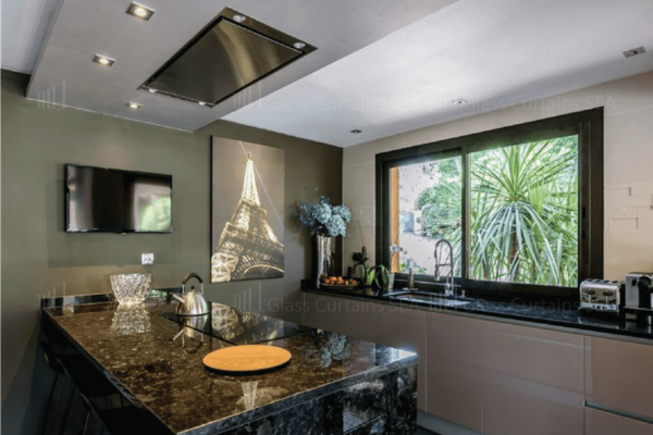 Thi công cửa sổ lùa nhôm kính tại Glass Curtains SEA đẹp