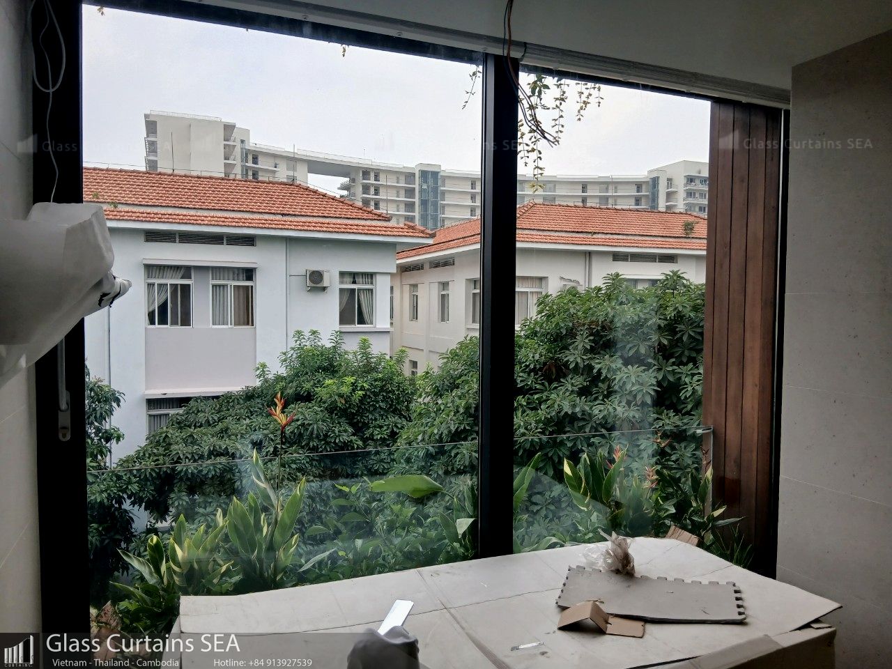 Thi công cửa sổ nhôm kính cao cấp tại Glass Curtains SEA 2