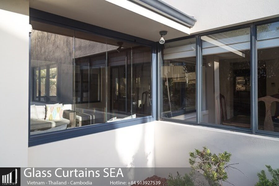 Thi công cửa sổ trượt nhôm kính tại Glass Curtains SEA 2