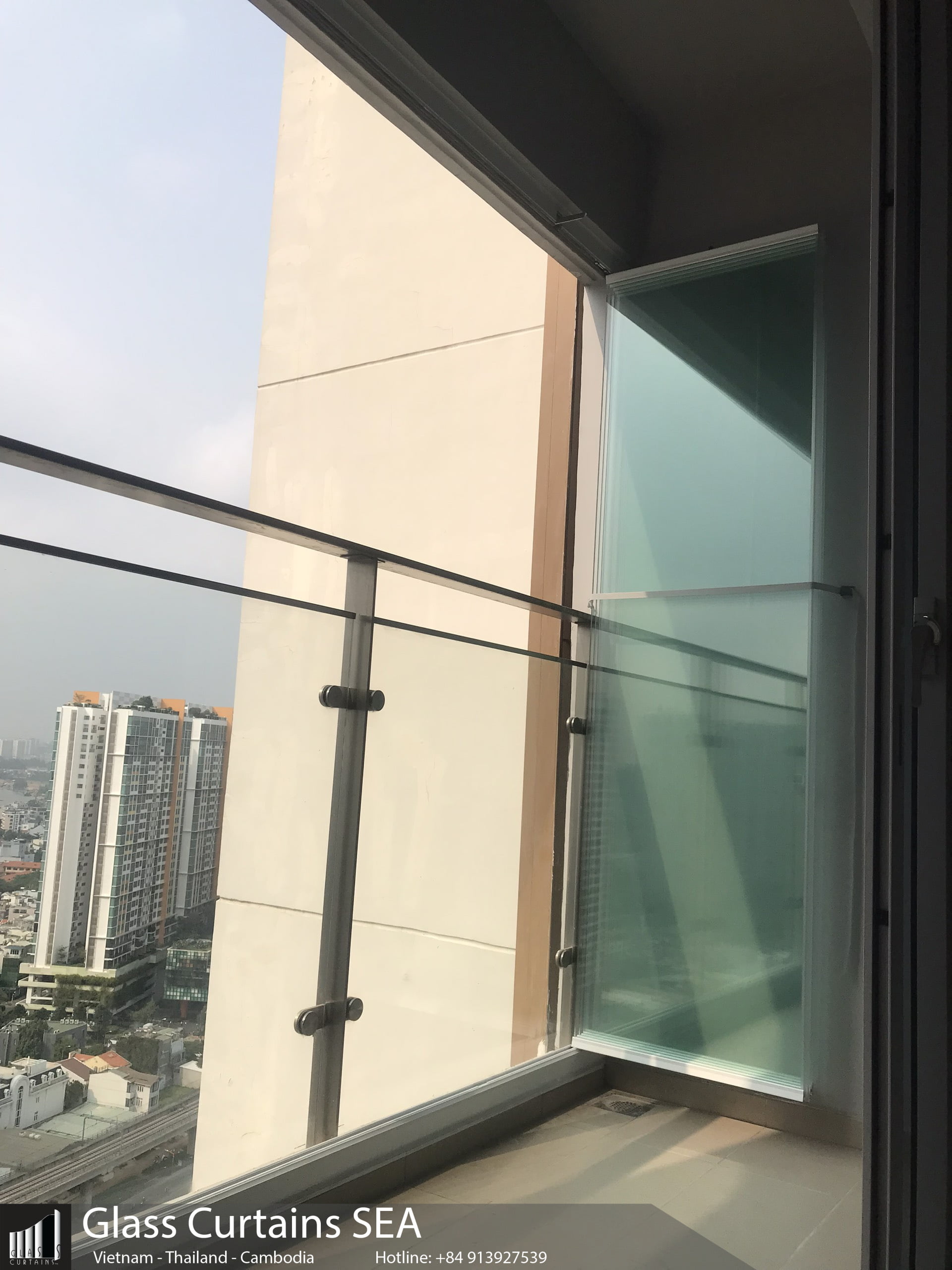 thi công cửa kính Estella Heights