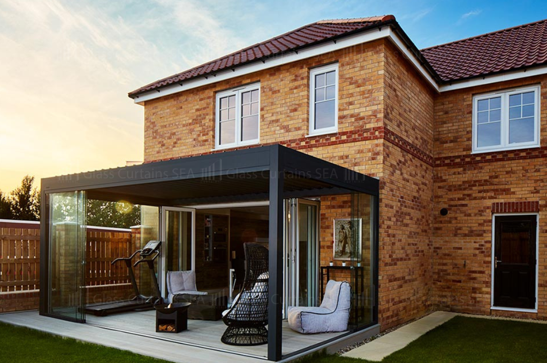 Thi công giàn hoa pergola tại Glass Curtains SEA 04