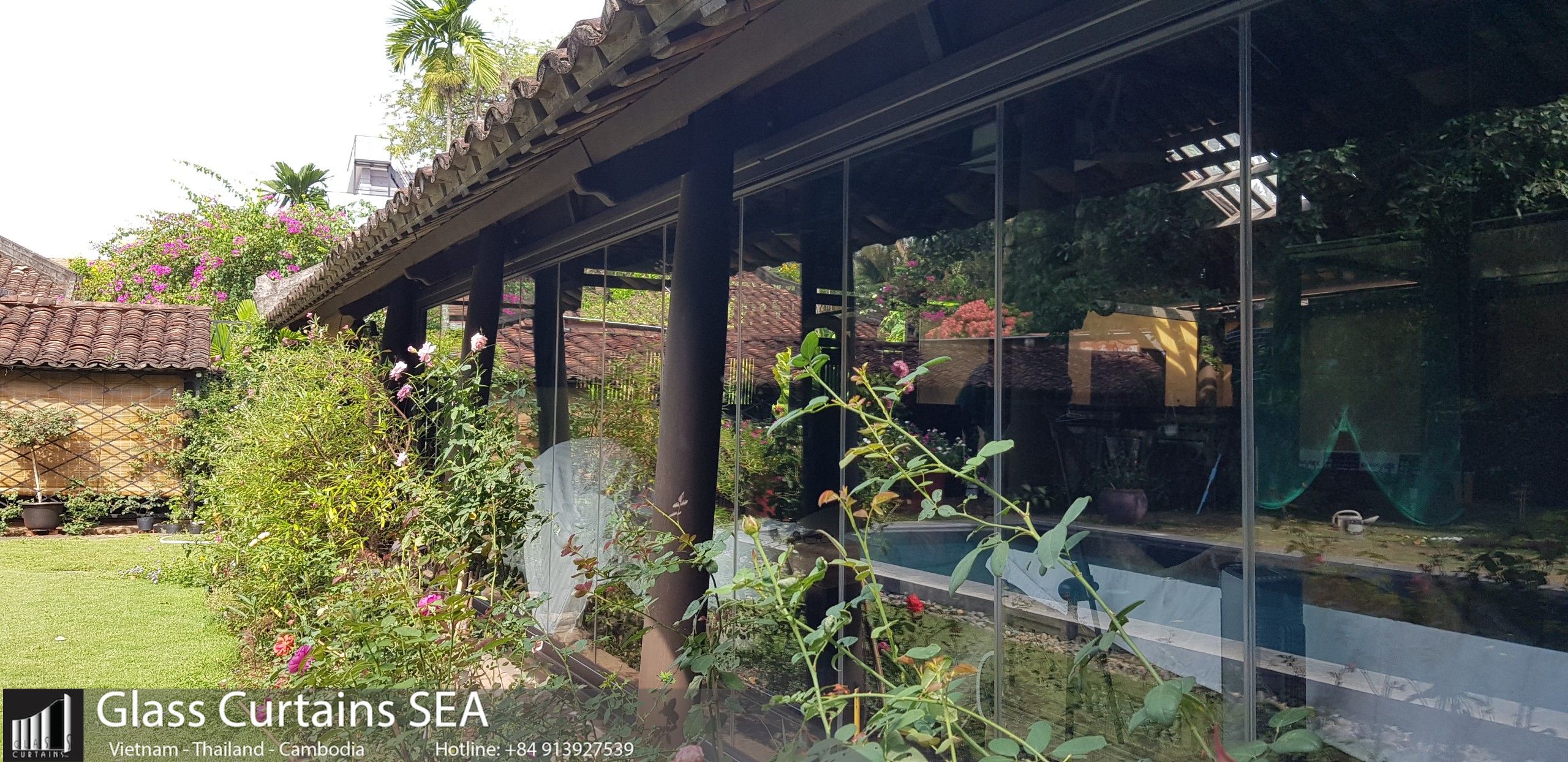 Glass Curtain Sea thi công cửa kính Nhà cổ Ancicent House 3