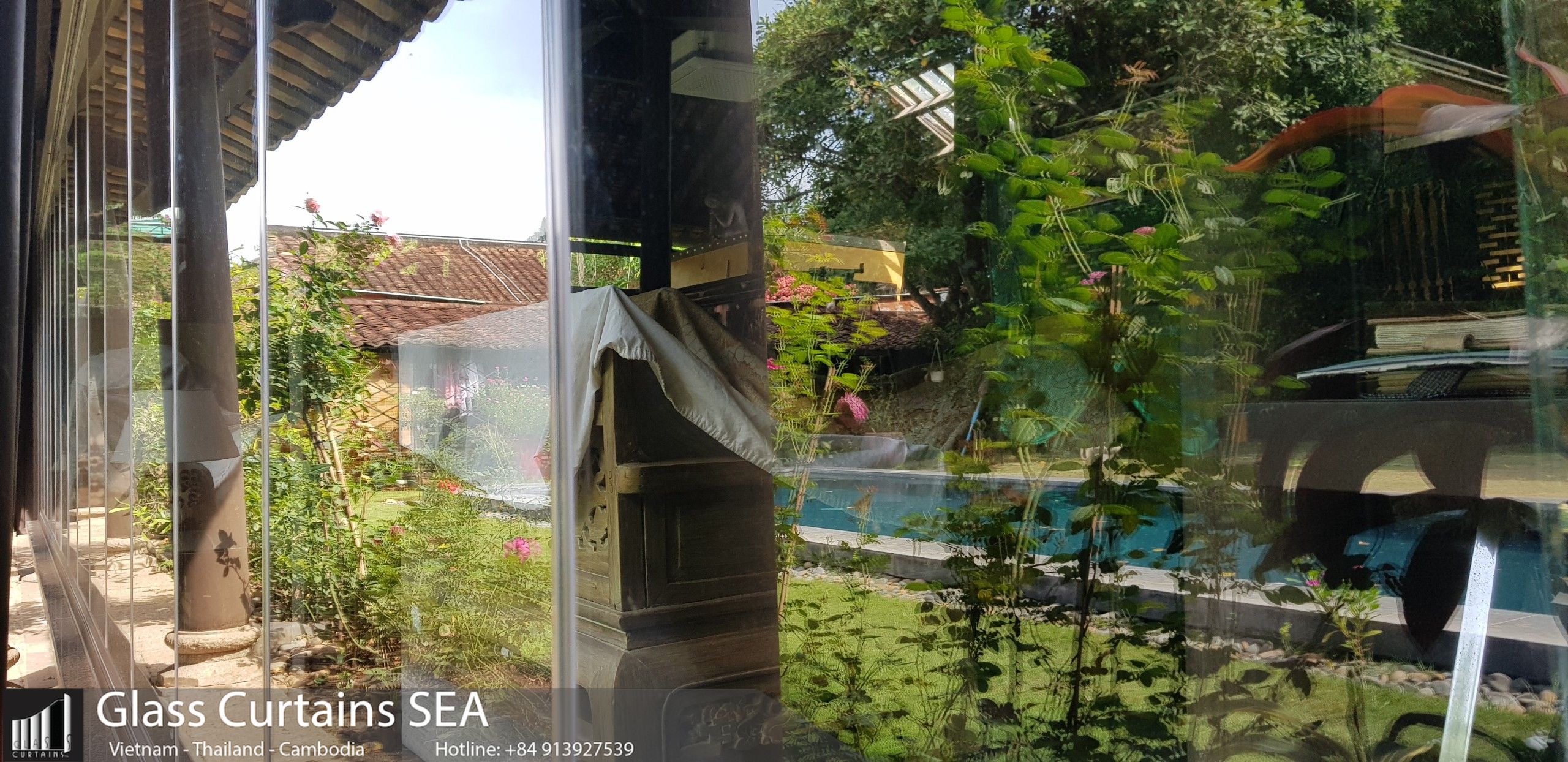 Glass Curtain Sea thi công cửa kính Nhà cổ Ancicent House