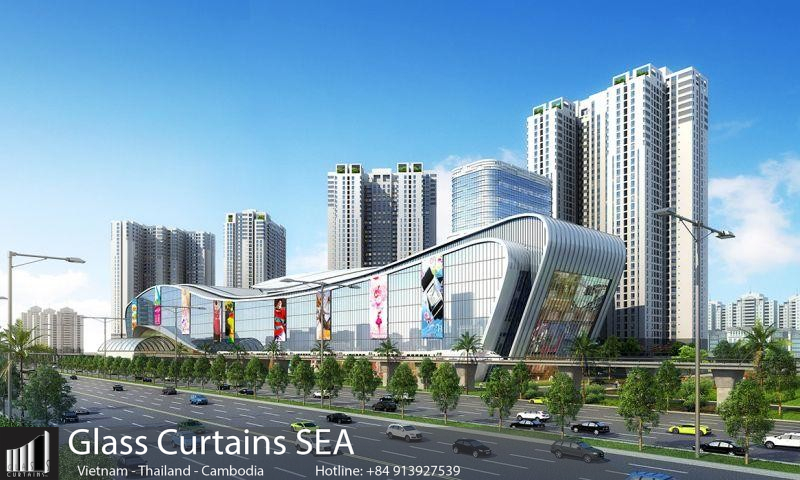 Penthouse Masteri Thảo Điền thi công bởi glass curtain seaa