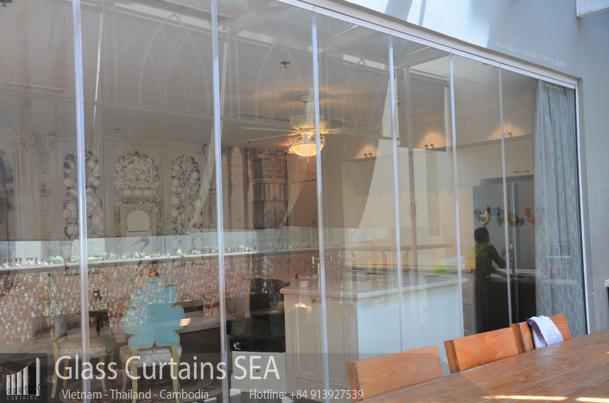 Glass Curtain Sea thi công vách ngăn di động toàn quốc