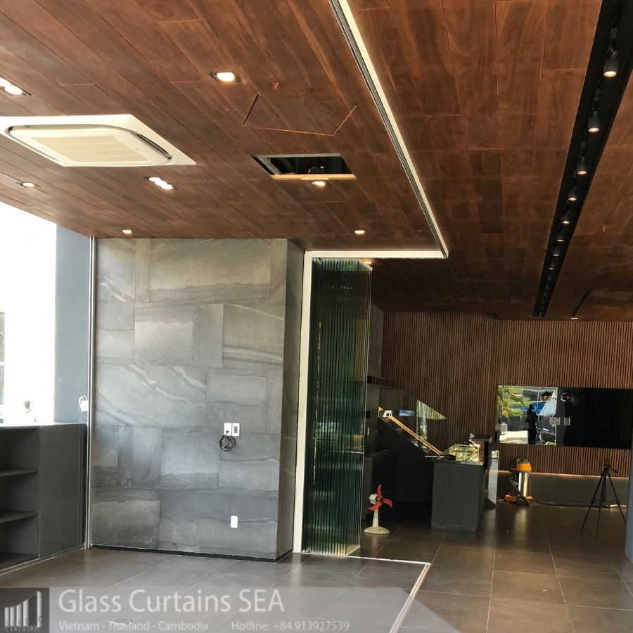 Glass Curtain Sea thi công vách ngăn di động cho văn phòng