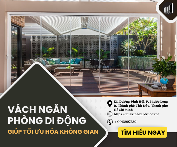 Vách ngăn phòng di động – Giải pháp tối ưu cho không gian