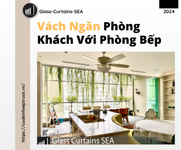 Vách ngăn phòng khách với phòng bếp: Giải pháp đẹp, tiện lợi