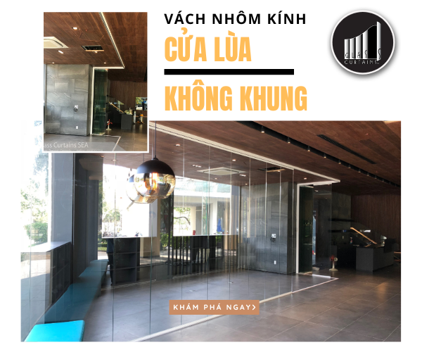 Vách nhôm kính cửa lùa: Hệ 700, giả gỗ, tiện dụng 2024