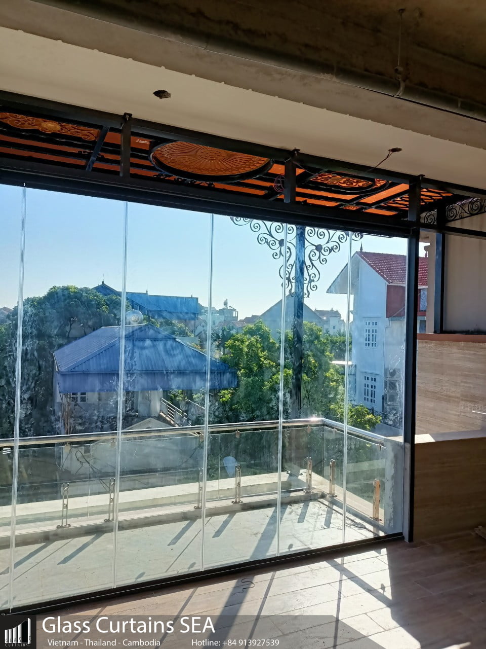 Lắp đặt cửa kính xếp trượt tại nhà riêng 01 TP HÀ NỘI